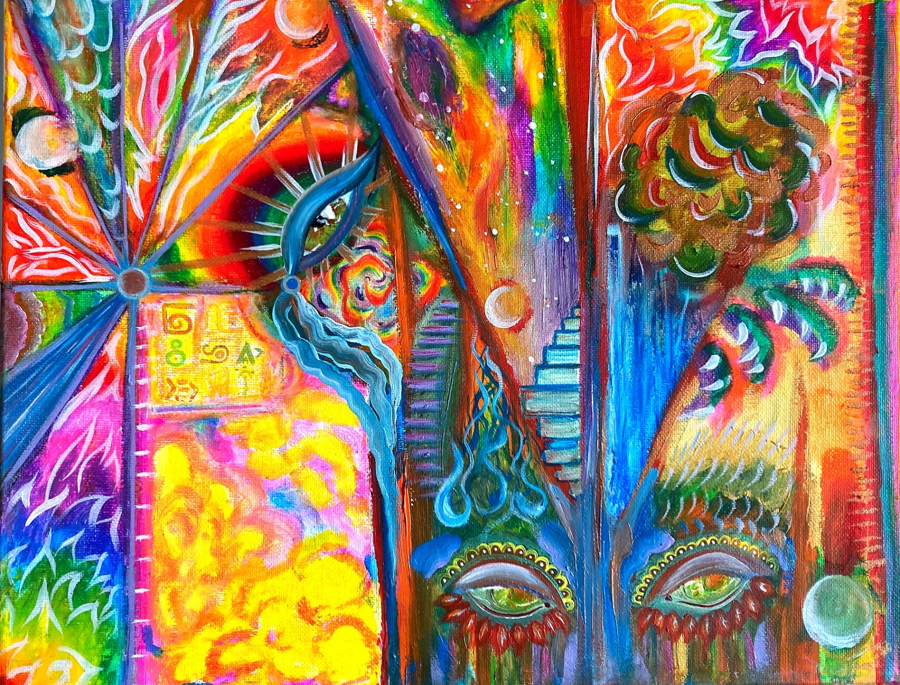 Memory Map — Original painting by Kyro The Art Fairy