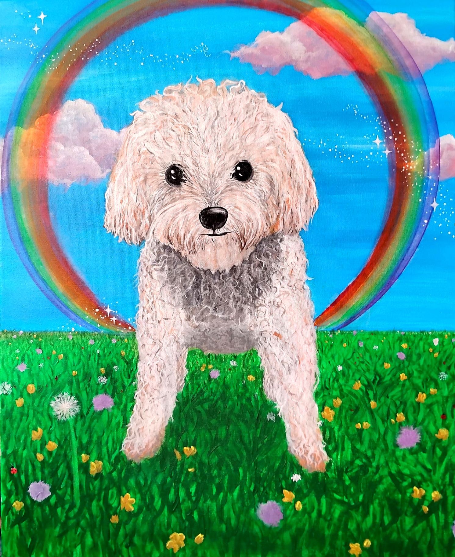 Chewy — Original painting by Kyro The Art Fairy